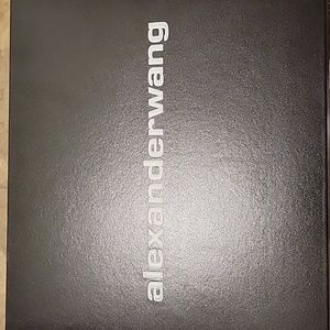 Alexander Wang calf/snake emboss sandal